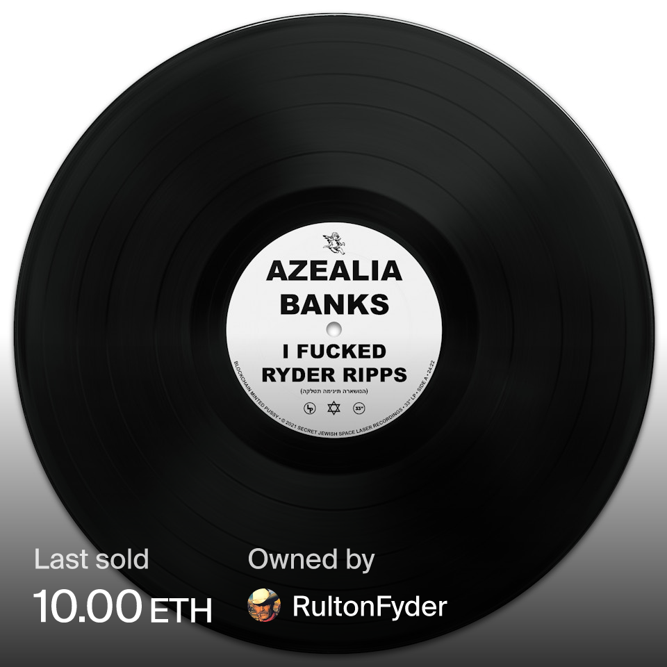 AZEALIA BANKS - I FUCKED RYDER RIPPS (24:22) | Foundation