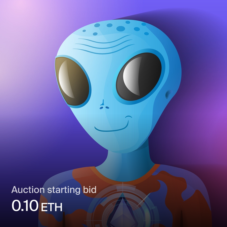 Cool Blue Alien | Foundation